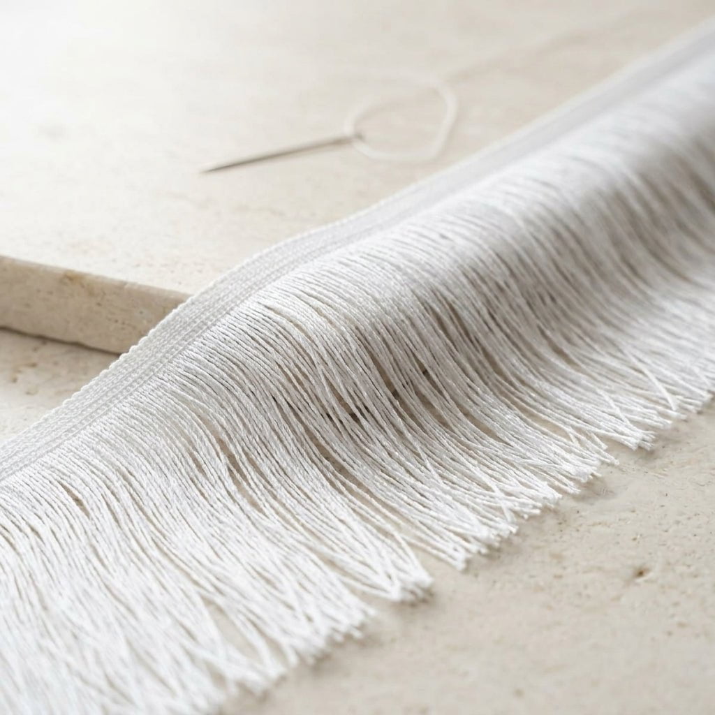 Fleco Decorativo 7 cm × 30 m Blanco decorativa — Tiendas Lupe Chile Imagen principal del producto