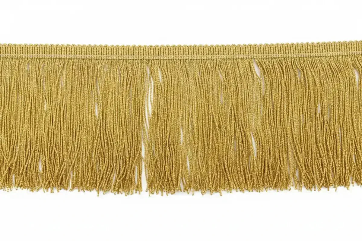 Fleco Dorado 7cm x 30 Metros - Fleco Decorativo Premium