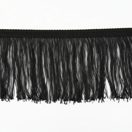 Fleco Negro 7cm x 30 Metros - Fleco Decorativo Premium