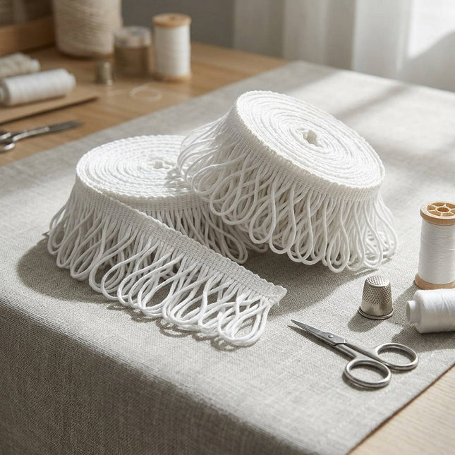 Fleco Decorativo 3.5 cm Blanco decorativa — Tiendas Lupe Chile