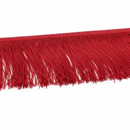 Fleco Rojo 7cm x 30 Metros - Fleco Decorativo Premium