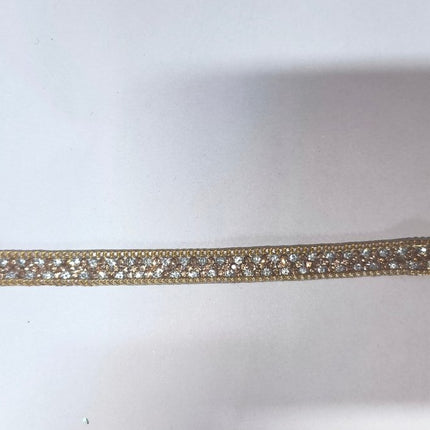 Galón de Strass y Pedrería con Cadena Dorada — Tiendas Lupe en Chile - Tiendas Lupe
