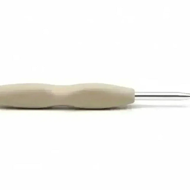 Gancho Crochet Silicona 1.0 mm para Tejido Fino y Preciso