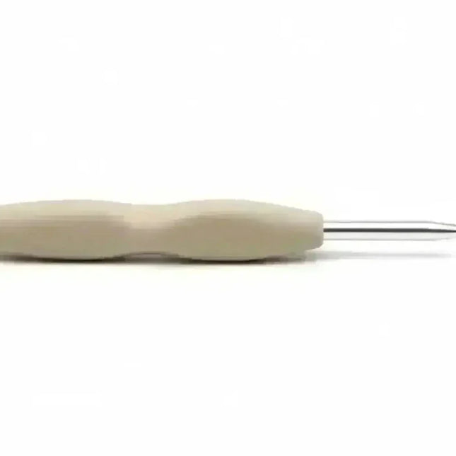Gancho Crochet Silicona 1.0 mm para Tejido Fino y Preciso