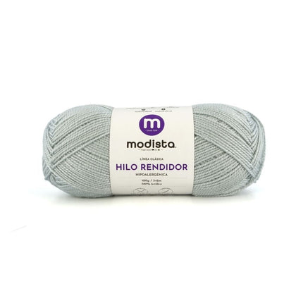 Gris Perla Hilo Rendidor Modista 100g - Económico para Tejido y Manualidades