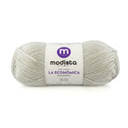 Gris perla Lana La Economica Modista 100g - Económica para Tejido Palillo y Crochet