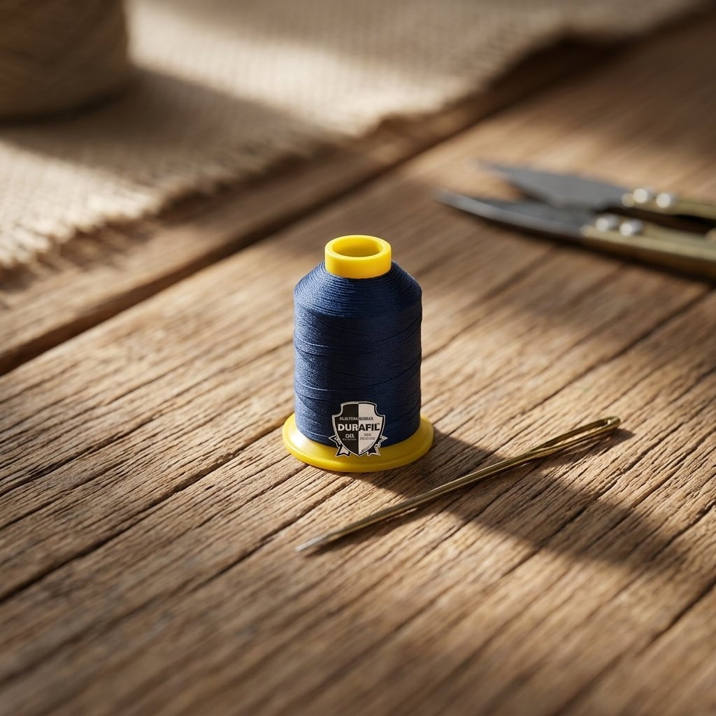 Hilo Bordadora Durafill 4000 m Azul Marino Poliéster para máquina de coser — Tiendas Lupe Chile