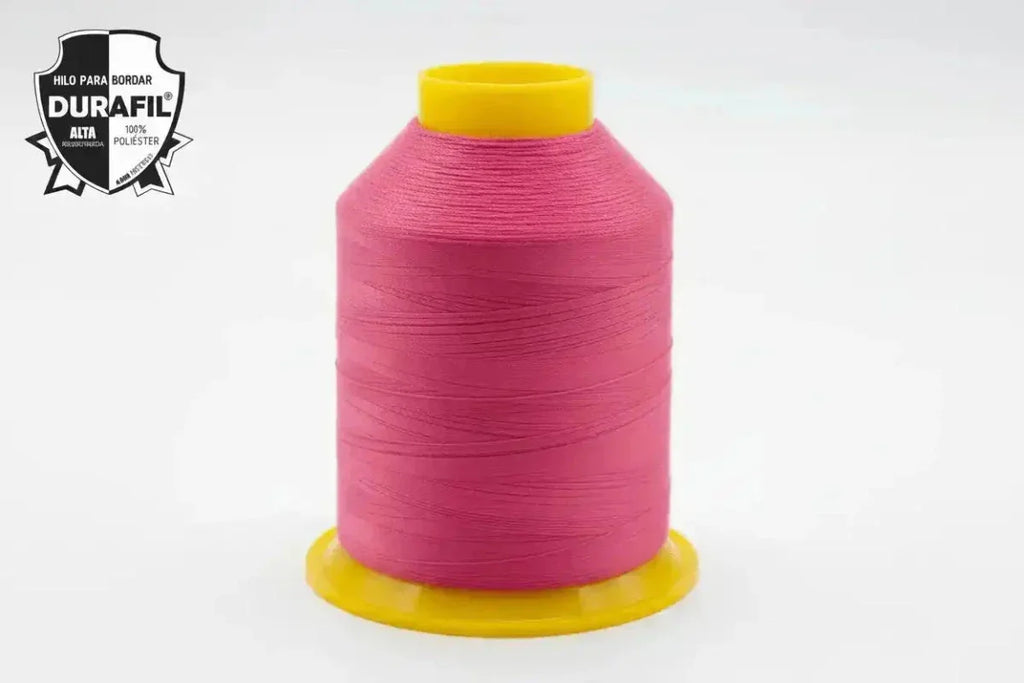 Hilo Bordadora Durafill 4000m en color rosado para bordados