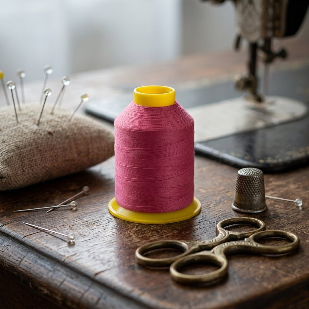 Hilo Bordadora Durafill 4000 m Rosado Poliéster para máquina de coser — Tiendas Lupe Chile