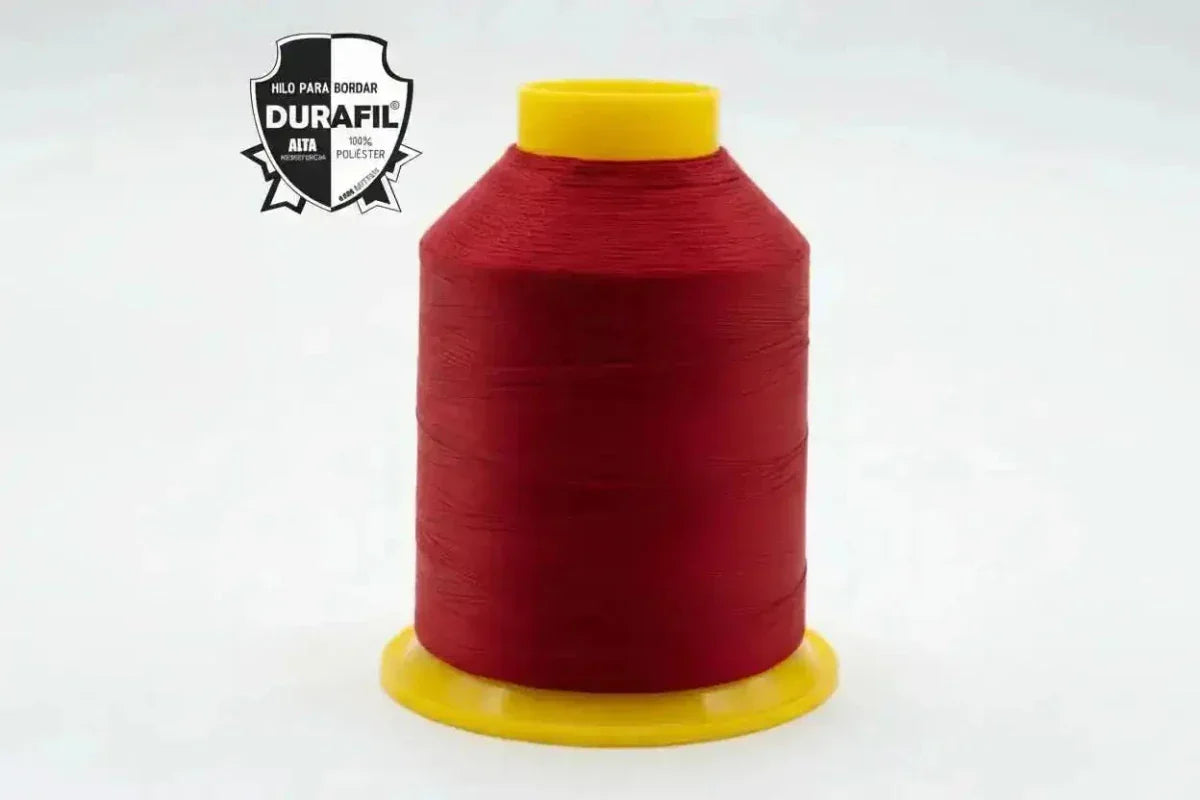 Hilo Bordadora Durafill 4000m Rojo para Bordados