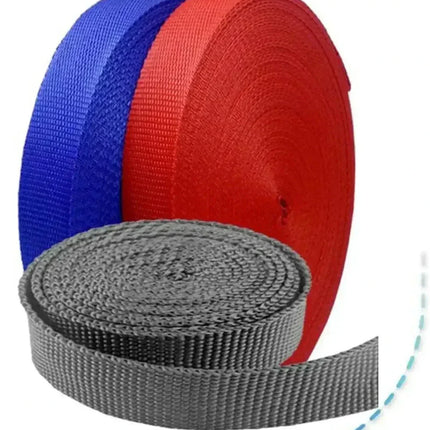 Huincha de mochila 2 cm negra para proyectos DIY y costura