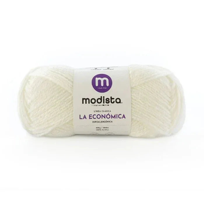 Lana La Economica Modista 100g - Económica para Tejido Palillo y Crochet