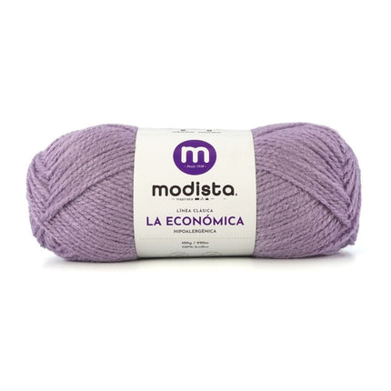 Lavanda Lana La Economica Modista 100g - Económica para Tejido Palillo y Crochet