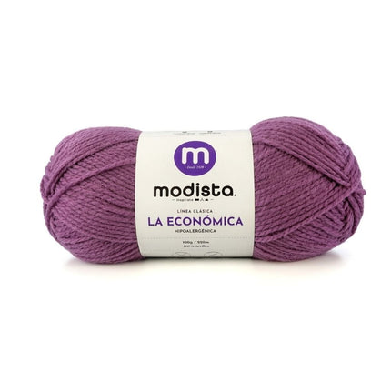 Malva Lana La Economica Modista 100g - Económica para Tejido Palillo y Crochet