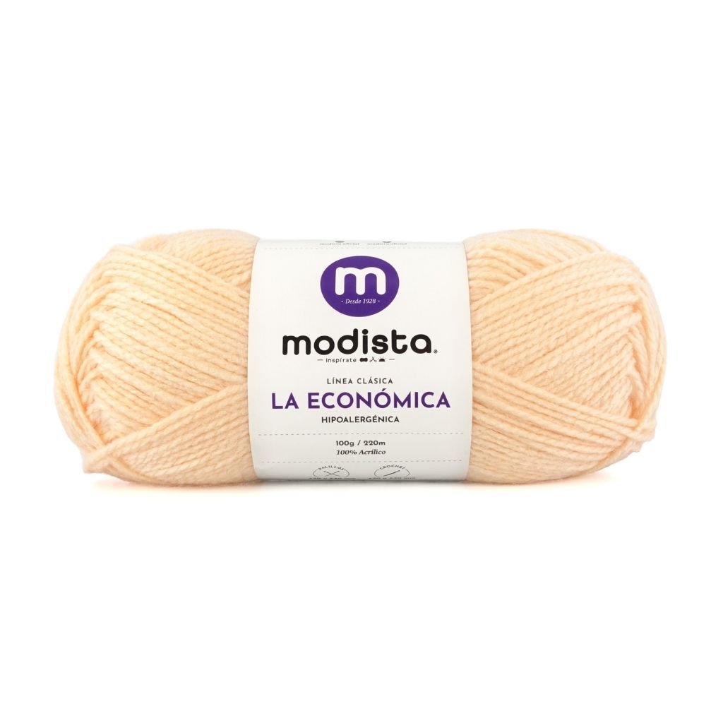 Melon Lana La Economica Modista 100g - Económica para Tejido Palillo y Crochet