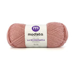 Palo Rosa Oscuro Lana La Economica Modista 100g - Económica para Tejido Palillo y Crochet