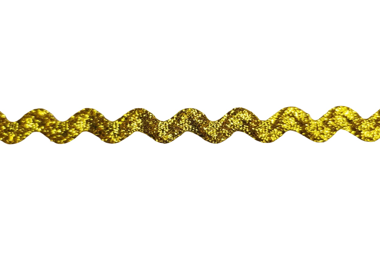 Pasamaneria Dorada Zigzag  Pieza x 20 Mts