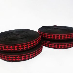 Pasamanería Étnica Doble Rombo Rojo 3 cm — Tiendas Lupe en Chile - Tiendas Lupe Imagen principal del producto