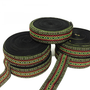 Pasamanería Étnica Multicolor Acrílica 4.5 cm — Tiendas Lupe en Chile - Tiendas Lupe Imagen principal del producto
