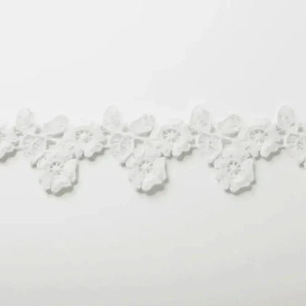 Pasamanería Macramé Blanca para Decoración y Costura