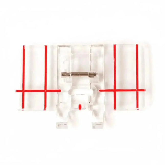 Pie Transparente con Guía para Costura de Puntadas Perfectas