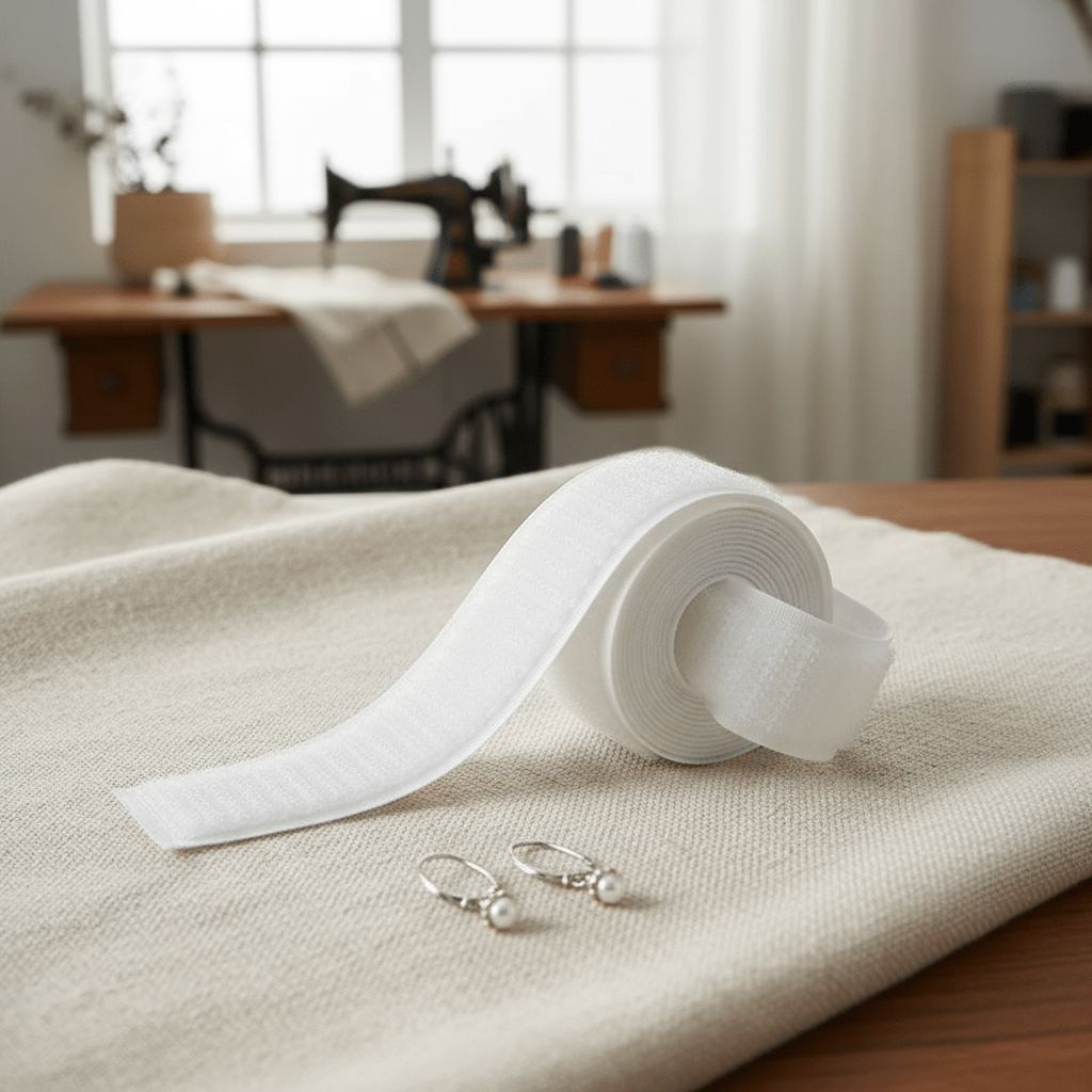 Velcro 5 cm Blanco rollo 25 m para costura — Tiendas Lupe Chile Imagen principal del producto
