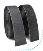 Velcro negro 2cm rollo 25m para proyectos versátiles