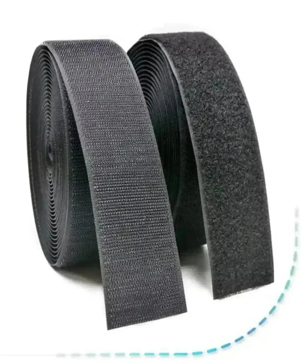 Velcro negro 2cm rollo 25m para proyectos versátiles