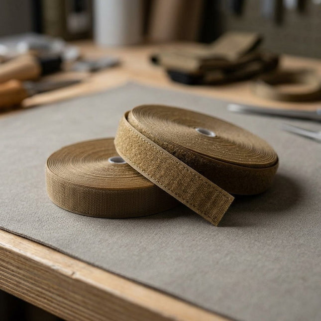 Velcro Táctico Coyote 10 cm x 25 m - Alta Resistencia