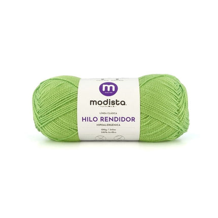 Verde Claro Hilo Rendidor Modista 100g - Económico para Tejido y Manualidades
