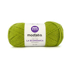 Verde Oliva Claro Lana La Economica Modista 100g - Económica para Tejido Palillo y Crochet